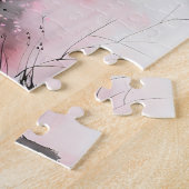 橋中国のの水彩芸者 ジグソーパズル (側面)