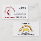 橋名刺 名刺 (正面/裏面)