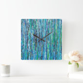 橋壁時計下の水 スクエア壁時計 (ホーム)