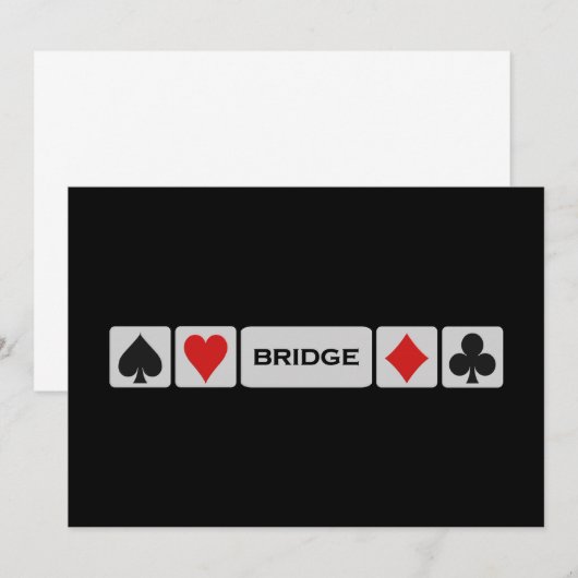 橋招待-カスタマイズ! 招待状 (正面/裏面)