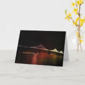 橋挨拶状 カード (黄色い花)