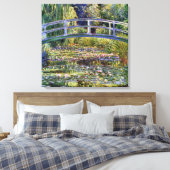 橋日本のと水百合池 キャンバスプリント (インサイチュ (寝室))