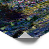 橋日本の – ポンジャポネス – by Claude Monet ポスター (角)