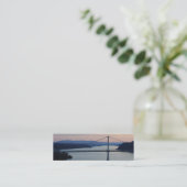 橋日没のGeocacheの署名かテレホンカード コーリングカード (スタンド正面)