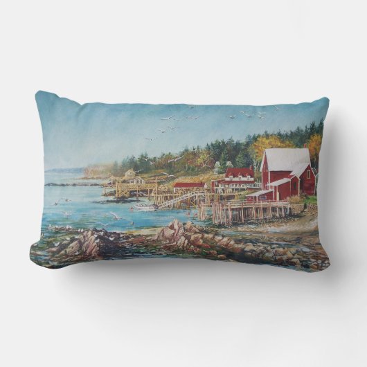 橋枕を渡って ランバークッション (正面)