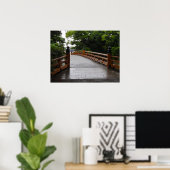 橋梁付き京都御所 ポスター (ホームオフィス)