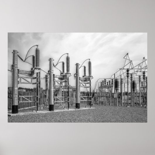 橋梁路盤変電所 ポスター (正面)