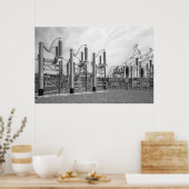 橋梁路盤変電所 ポスター (キッチン)