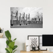 橋梁路盤変電所 ポスター (ホームオフィス)