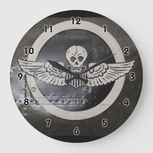 橋破壊者-時計 ラージ壁時計 (正面)