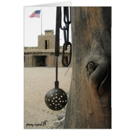 橋脚の古い城砦カード