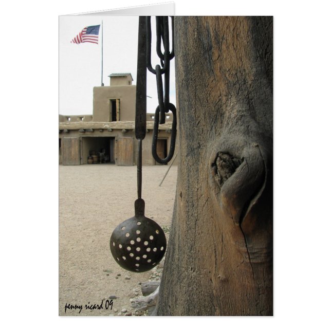 橋脚の古い城砦カード (正面)