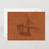 橋：フランスのミラウ・ヴィアドゥクト ポストカード (正面/裏面)