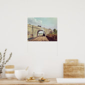 橋、「リバプールとマンチェスター鉄道」から ポスター (キッチン)