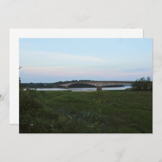 橋 招待状 (正面/裏面)