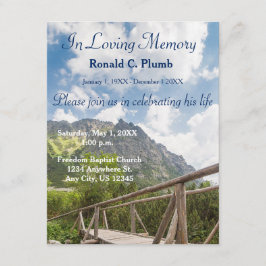 橋|葬式|の告別式 招待状