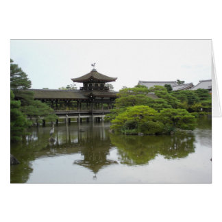 橋、Heian Jinguの寺院の庭、京都日本