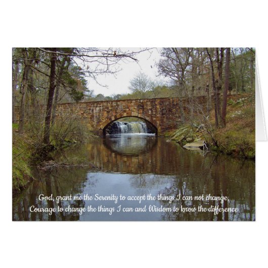 橋Serentityの祈りの言葉の反射 (正面横)