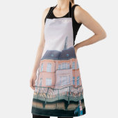 橙白コンクリート建物 エプロン (インサイチュ)