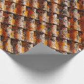 橙黒屋根板 ラッピングペーパー (角)
