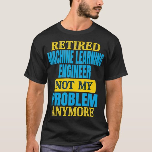 機おもしろい退職した学技士の退職 Tシャツ (正面)