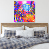 機オーガニック械 キャンバスプリント (インサイチュ (寝室))