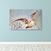 機中の木栓 キャンバスプリント (インサイチュ (ウッドフロア))