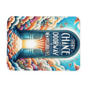 機会あるごとに戸口がある マグネット (横)