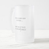 機会の攻撃 フロストグラスビールジョッキ (正面左)