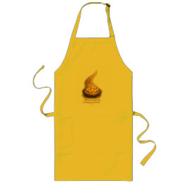 機会の金の卵エプロン ロングエプロン