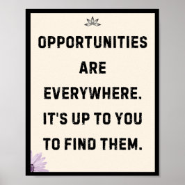 機会はどこにでもある。お前に任せて ポスター