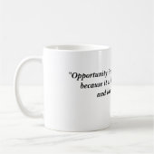 "機会はほとんどの人々によってのでi…恋しく思われます コーヒーマグカップ (左)
