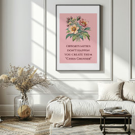 機会は発生せず、作成する ポスター