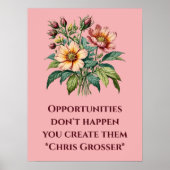 機会は発生せず、作成する ポスター (正面)