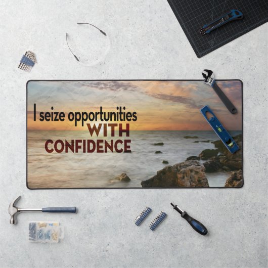 「機会をつかむ」モチベーション確認 デスクマット (ワークステーション)