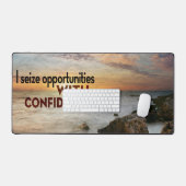 「機会をつかむ」モチベーション確認 デスクマット (キーボード&マウス)