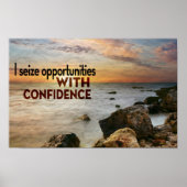 「機会をつかむ」モチベーション確認 ポスター (正面)