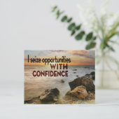 「機会をつかむ」モチベーション確認 ポストカード (スタンド正面)