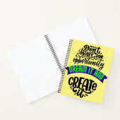 機会を待たずに夢を見て作り出す ノートブック (内部)