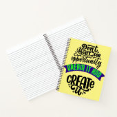 機会を待たずに夢を見て作り出す ノートブック (内部)