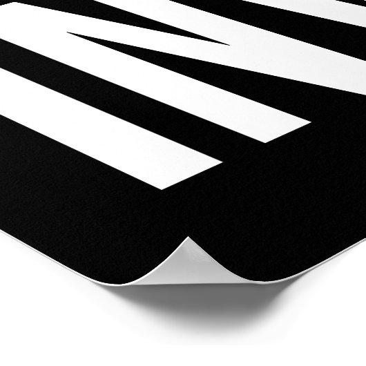 機会を待たないおもしろい- やる気を起こさせる ポスター (角)