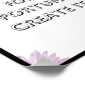 機会を待つな。作成、引用文 ポスター (角)