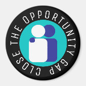 機会ギャップ教育改革を終わらせる マグネット (正面)