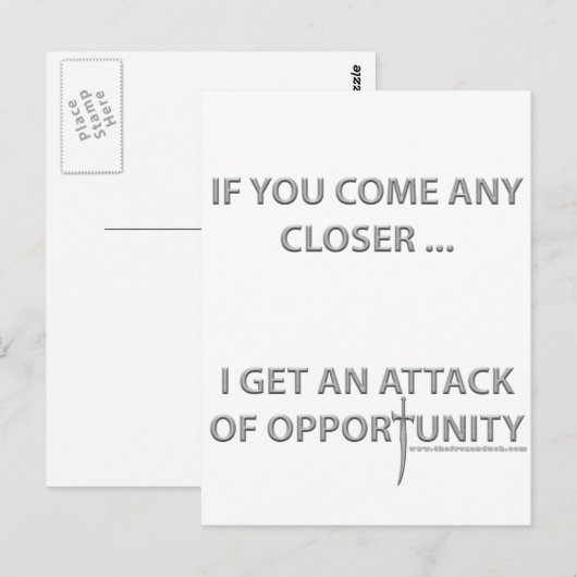 機会攻撃 ポストカード (正面/裏面)