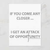 機会攻撃 ポストカード (正面)