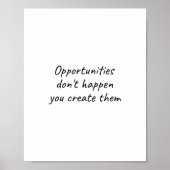 機会短感動的引用文 ポスター (正面)