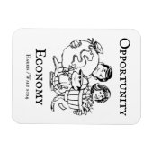 機会経済 ハリス ワルツ 2024 マグネット (横)