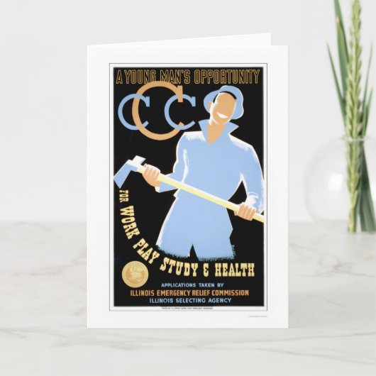 機会1941 WPAを若者 カード (正面)