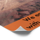 機会（キャニオン川）プリント ポスター (角)