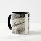 機内でウズラをマグ!! マグカップ (正面左)